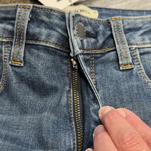 L'Agence Margot Jeans Womens 27 Blue High Rise Skinny Light Vintage Stretch NWT - Picture 2 of 11